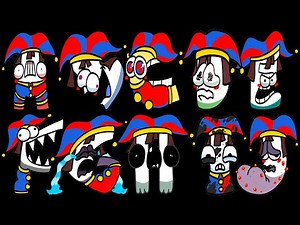 Alphabet Reverse toy All Letter BUT THEY ALL IN AMAZING DIGITAL CIRCUS (POMNI) 2