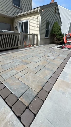 Raised Paver Patio Hot Tub—-yes you can build it—#hottubs #construction #patio