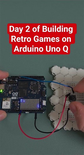 Day 2 of Building Retro Games on Arduino Uno: Pong