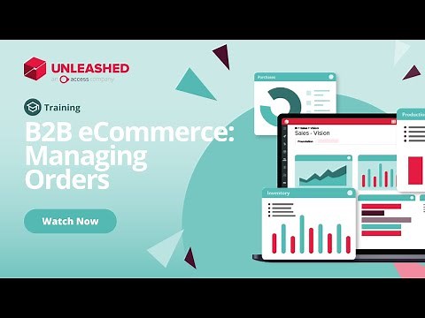 Managing your B2B orders