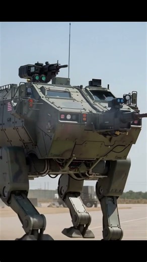 U.S. Army Testing a Walking Weapon That Fires While Moving 🇺🇸🔥#shorts #shortsviral #ai #vairal