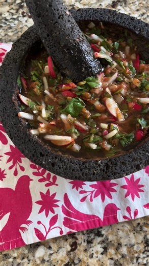 I am in love with this watercress and radish salsa. I guess it's more of a salad with the addition of the radish and watercress, but it pairs so perfectly with the slices of avocado and homemade tortillas. https://dorastable.com/watercress-and-radish-salsa/ #veganmexicanfood | Dora's Table Vegan Mexican Recipes