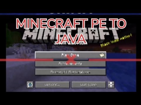 How to convert minecraft pe into java modepack