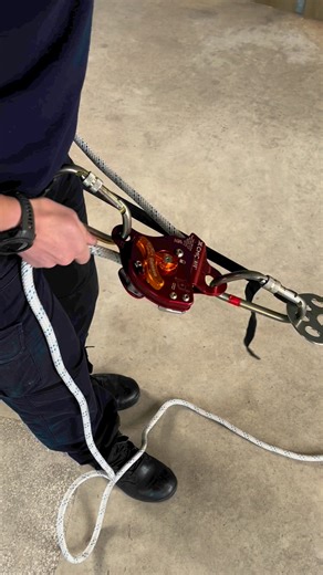 10K views · 64 reactions | Ariel Seelig “Jumping the sheave” using a MPD as a belay device. | KCFD Rescue 9 | Facebook