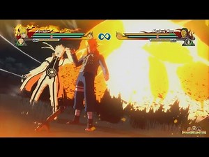 Naruto Shippuden Ultimate Ninja Storm Revolution - All Combo Ultimate Jutsu's Gameplay