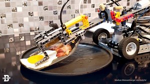 107K views · 1K reactions | Son builds his father a breakfast-making machine... out of Legos. | The Dad | Facebook