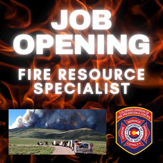 🔥 Be the backbone of Colorado’s wildfire response 🔥 The Colorado Division of Fire Prevention and Control (DFPC) is hiring a Fire Resource Specialist to support statewide wildfire and all-hazard response. This role is for people who understand emergency response and want to be at the center of coordination when it counts most. You’ll help move crews, engines, aircraft, and incident teams across Colorado, supporting wildfire response, structure fires, EMS, and all-hazard incidents. This position