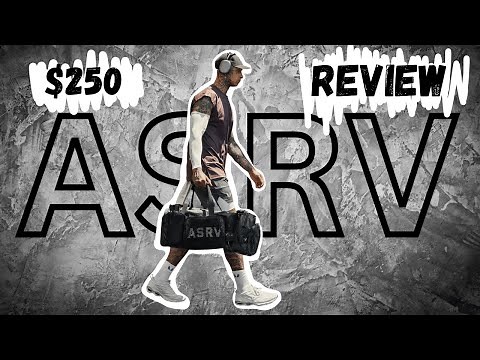 $250 Gym Bag | ASRV 2-in-1 Duffel Bag Review