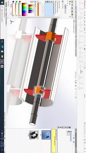 SolidWorks CAD Tutorial: Part Color, Face & Body Appearance #mechanicalengineering
