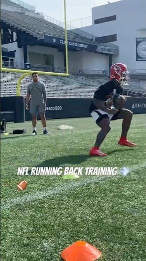 NFL Running Back Training 💨🏈 | Elite RB Drills for Speed, Cuts & Game-Day Performance