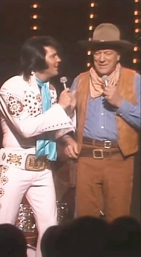 Elvis Presley Teaches John Wayne How to Sing! 🎤🤠 1970 Concert Vibes