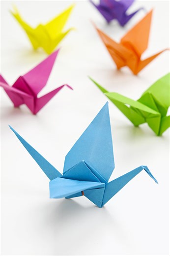 8.9K views · 52 reactions | ✨ Let’s fold up some joy! Learn how to make the classic origami paper crane—just one square of paper, a few folds, and a little patience. No glue, no tape, just magic in your fingertips! ✨ https://onelittleproject.com/origami-crane/ | One Little Project | Facebook