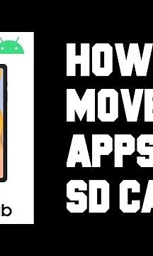 How To Move Apps To SD Card on Android - Samsung Android Tablet How To Move Apps To SD Card Help