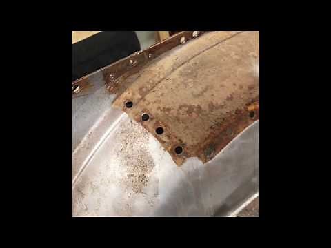 1968 Dodge Dart GT mini tubs wheelhouse removal. Part 1
