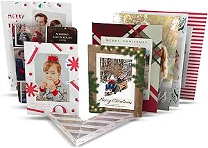 Greeting Card Display and Organizer for Table Shelf Desk Mantel | Holds up to 30 Cards | Greeting Cards Birthday Cards Photos Postcards | Crystal Clear Solid Acrylic | Perfect for Teachers