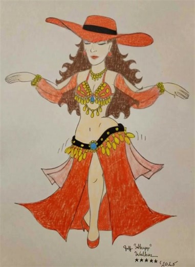 The notorious international thief, Carmen Sandiego is stealing hearts with her mesmerizing belly dance! 💃❤️❤️💃 | Bellydance Toons