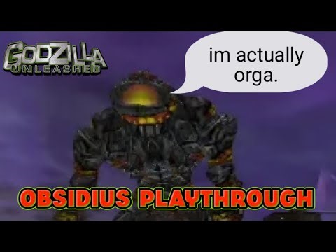 Godzilla Unleashed PS2 Obsidius Story mode AKA ORGA 2.0