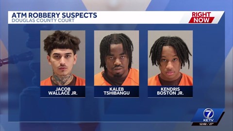 Suspects accused of robbing Wells Fargo ATM in Omaha appear in court