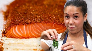 Adrienne Cheatham, chef and runner-up of Top Chef Season 15, shows us how to get perfectly blackened and tender salmon every time and rounds out the dish with a side of collard greens tossed with a tangy buttermilk dressing. Check out the recipe here: https://vice.video/2Y3BSyq | How-To