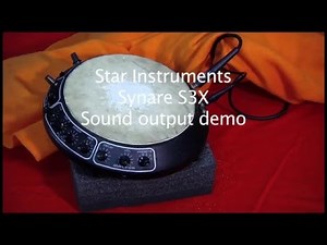Star Instruments Synare S3X demonstration, drum module, analog synthesizer