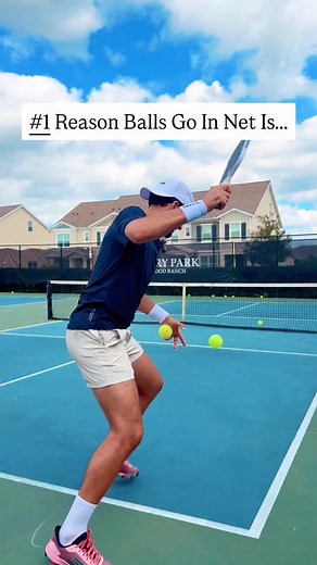 #1 Reason Why You Miss In Net & Out😎🥒✨ Comment “🍔” for the full video on How to Never Miss Long, Wide, or In the Net Again in Pickleball | PickleballwithTyler