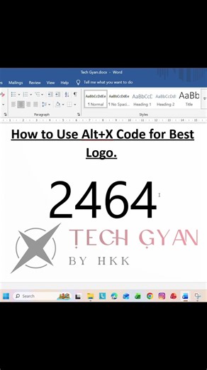 MS Word Secret Alt+X Codes 🤯