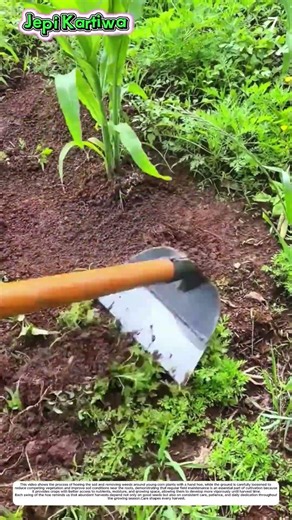Soil Cultivation: How a Hand Hoe Transforms Untidy Ground into a Clean Planting Area