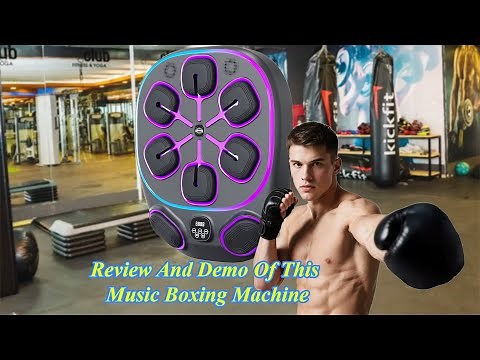 Flash Review/2025 Music Boxing Machine – Bluetooth Smart Punching Pad for Fitness & Fun!