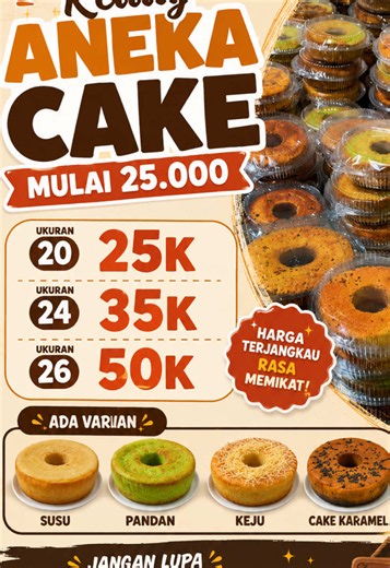 Aneka Cake di Kedai Papa Krenyeszzz