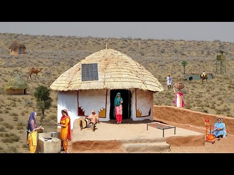 Desert Women Morning Routine in Winter | Pakistan Village Life | Traditional Desert Village Food