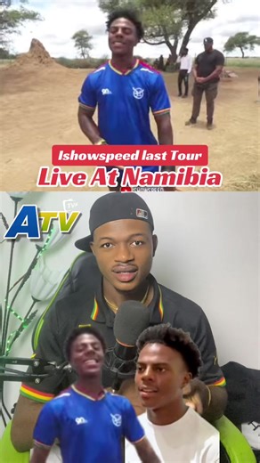 Ishowspeed's Last Stream and Tour Finale in Namibia
