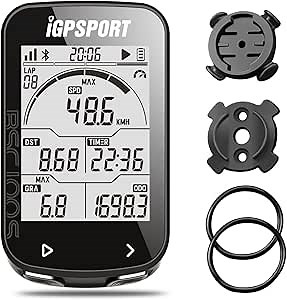 iGPSPORT Bike Computer Wireless, 2.6'' LCD Screen Over 40 Cycling Data IPX7 Waterproof GPS Bike Computer