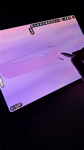 Drawing a sunset! | digital art in Hipaint
