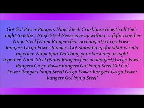 Power Rangers Ninja Steel Theme Song Lyrics