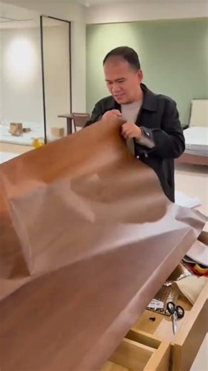 put stickers on the work desk neatly and beautifully#interiordesign