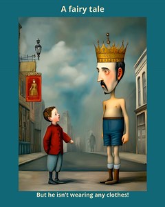 25K views · 990 reactions | Even the most powerful can be stripped bare by a child’s honesty. This short animation retells the classic tale with a touch of satire and sorrow. ️ My next print drop launches May 1st. Sign up for my newsletter to get early access. Link in the comment ❤️ | Inge Schuster | Facebook