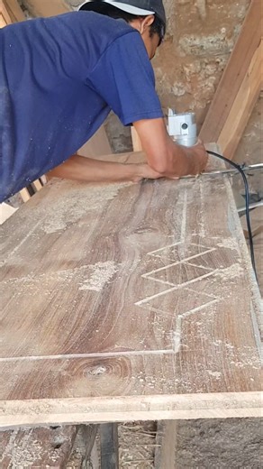 make a double diamond pattern #woodworking #wooddesigner #carpenter