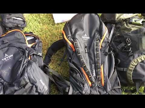 Backpack Review: sizing and packing your gear into various Teton Sports backpacks