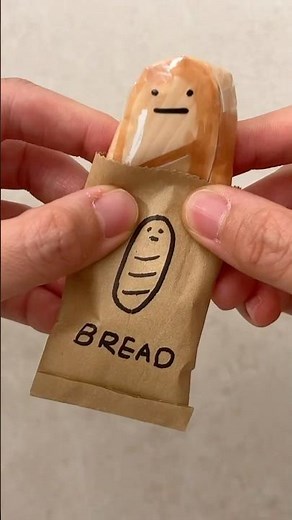 🍞 Making Cute Bread Squishy | 빵 스퀴시 만들기 #satisfying #papercraft