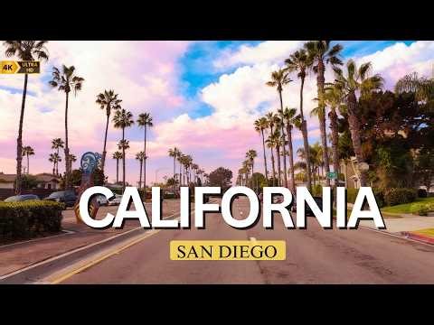 San Diego Driving Tour 4K | Southern California Relaxing Scenic