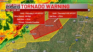 577K views · 627 reactions | WEATHER ALERT: A *TORNADO WARNING* has been issued for Ritchie, Wirt, Doddridge, Pleasants, Tyler, Wood until 4/03 5:00AM! A tornado is likely to develop or already on the ground! Take shelter immediately! For more information go to WTAP.com | WTAP Television | Facebook