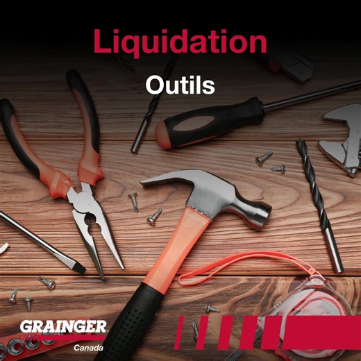 Visitez dès aujourd’hui le Centre de liquidation de Grainger pour profiter d’offres sur des outils et accessoires industriels fiables. Trouver Des Offres : https://bit.ly/4jSD8OR #Grainger #GraingerCanada #outils #ventedeliquidation | Grainger Canada