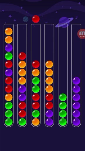 Ball Sort Puzzle level 5 #shorts #trending #cartoon #puzzlegame #viralvideo