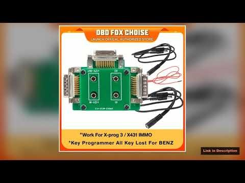 Launch X431 MCU3 Adapter for X431 IMMO Elite Pro XPROG3 Work for Mercedes All Keys Lost and ECU