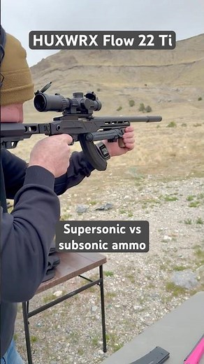 HUXWRX Flow 22 ti ‪@HUXWRX‬ #silencersound #pewpew #gungun #tactics #military #newshooter #ruger