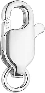 Sterling Silver Lobster Catch Lock Replacement Jumbo (12.5x8mm)