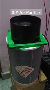 Home Air purifier (DIY) #delhipollution #diy #airpurifier #shorts