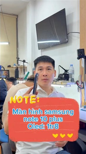 Thay màn hình sấmung note 10 plus. Giá 1tr8 #phatlocmobile #shortvideo
