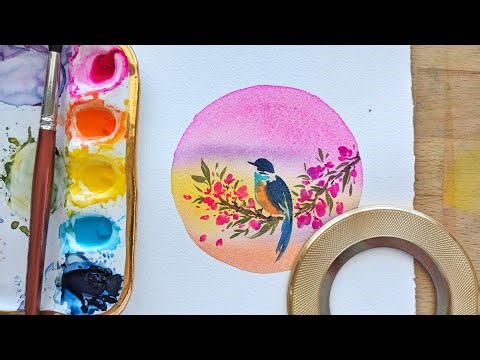 Watercolor Birds for Beginners - a Step by Step Tutorial