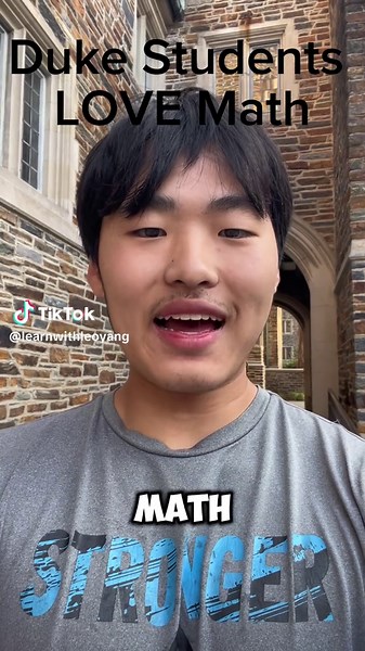 Starting the #WeLoveMathChallenge at Duke. Every campus, show us your math love. Who’s next?